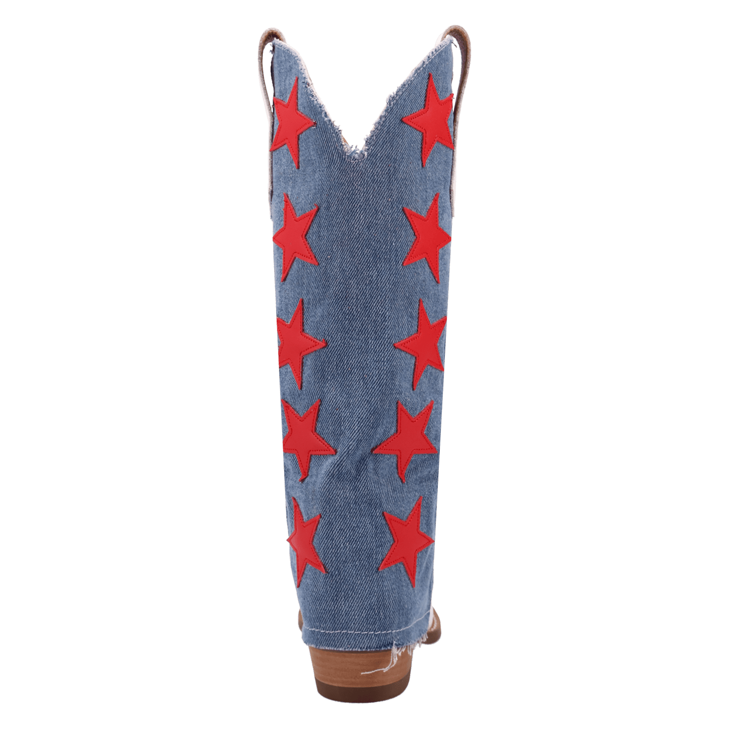 PRODUCT SHOT GLORY DAYS LEATHER BOOT AT 180 DEGREE BACK ANGLE