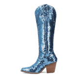 Angle 3, DANCE HALL QUEEN FABRIC BOOT
