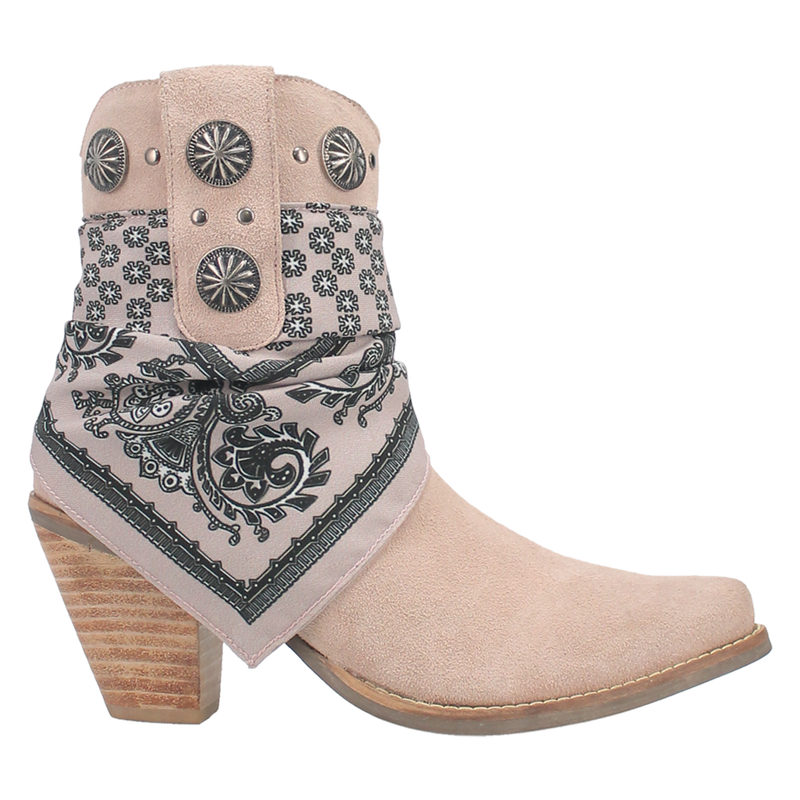 Dingo Women's #TRUE WEST Snow Leopard Booties DI 373 - Russell's