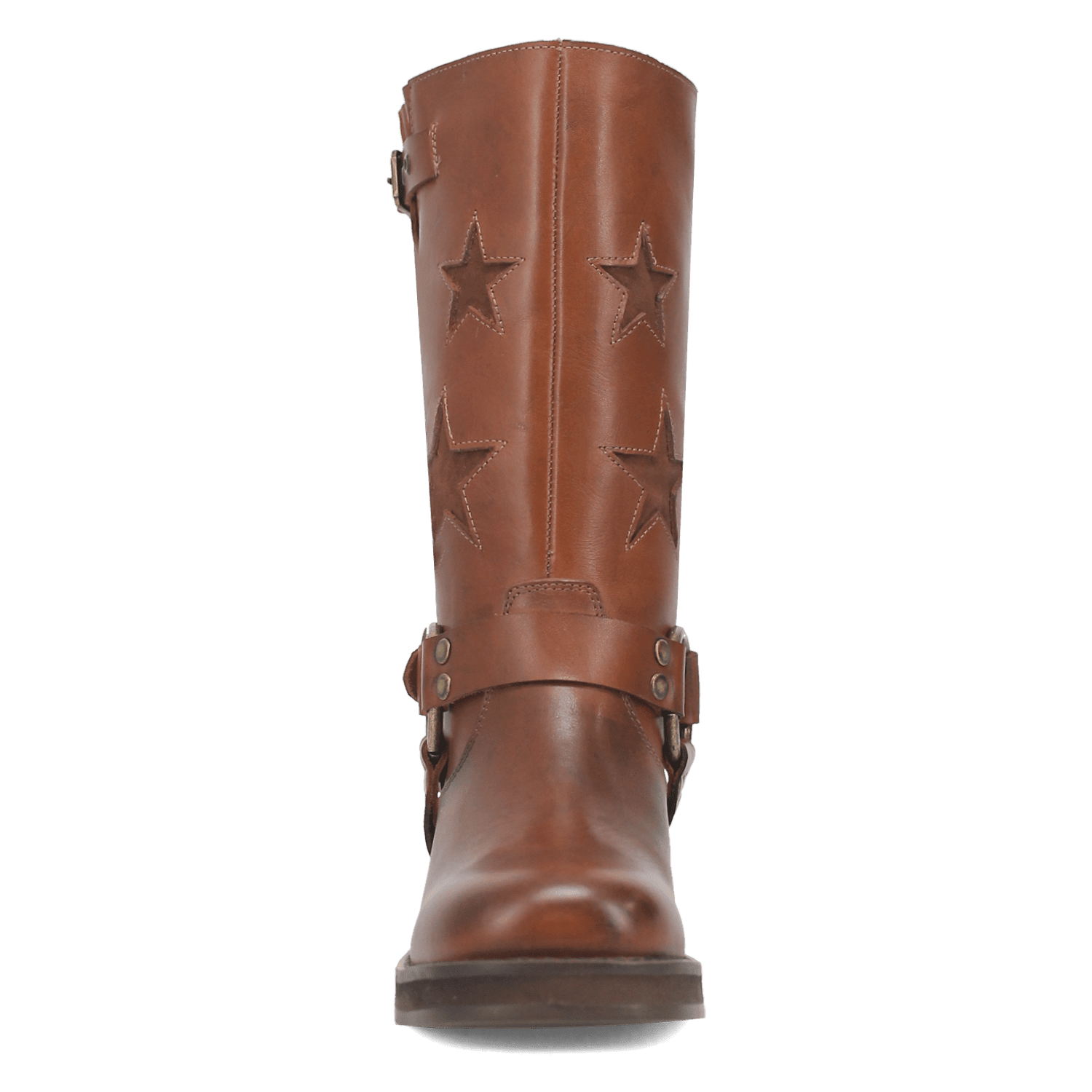 PRODUCT SHOT BLACKLIST LEATHER BOOT AT FRONT ANGLE