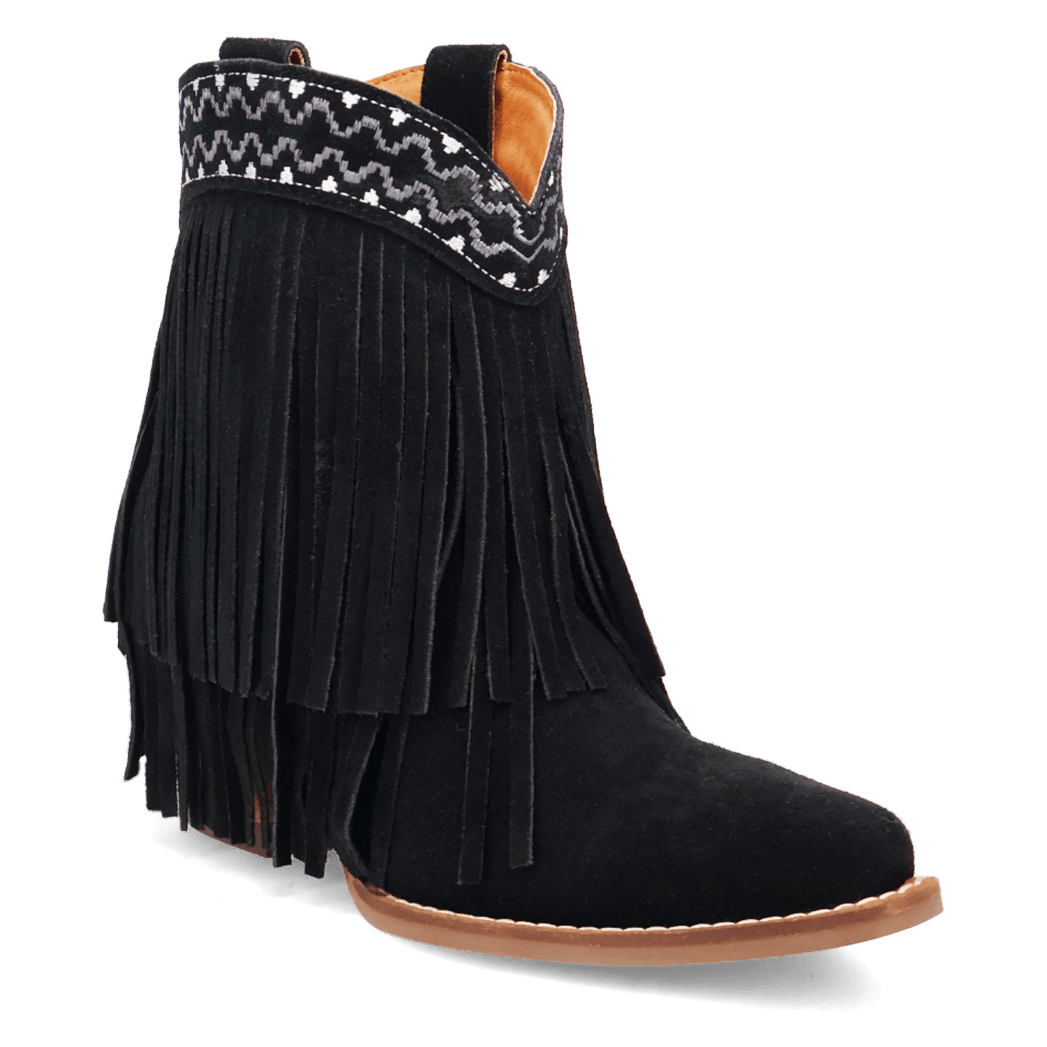 Angle 1, TAPADERO SUEDE BOOTIE