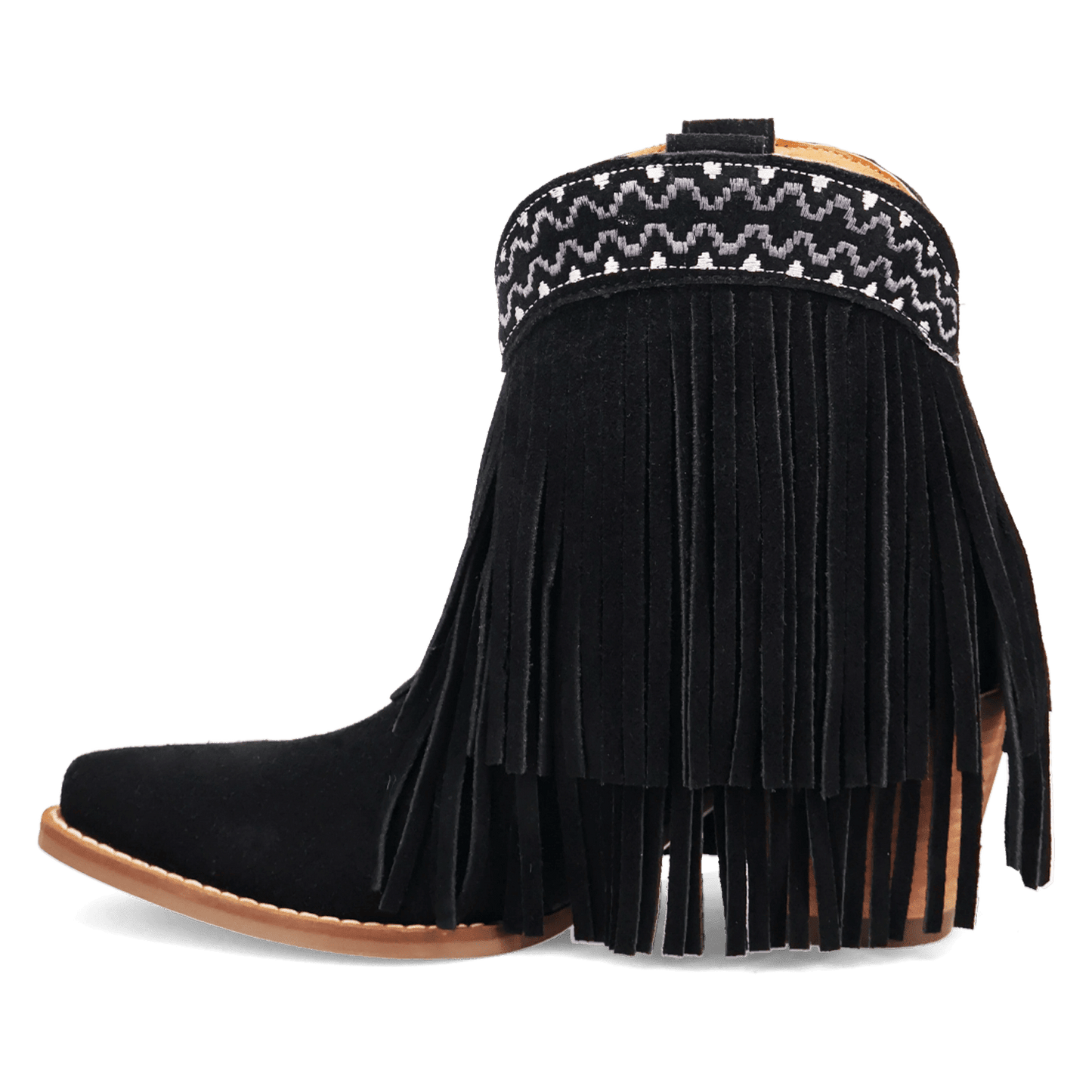 Angle 3, TAPADERO SUEDE BOOTIE