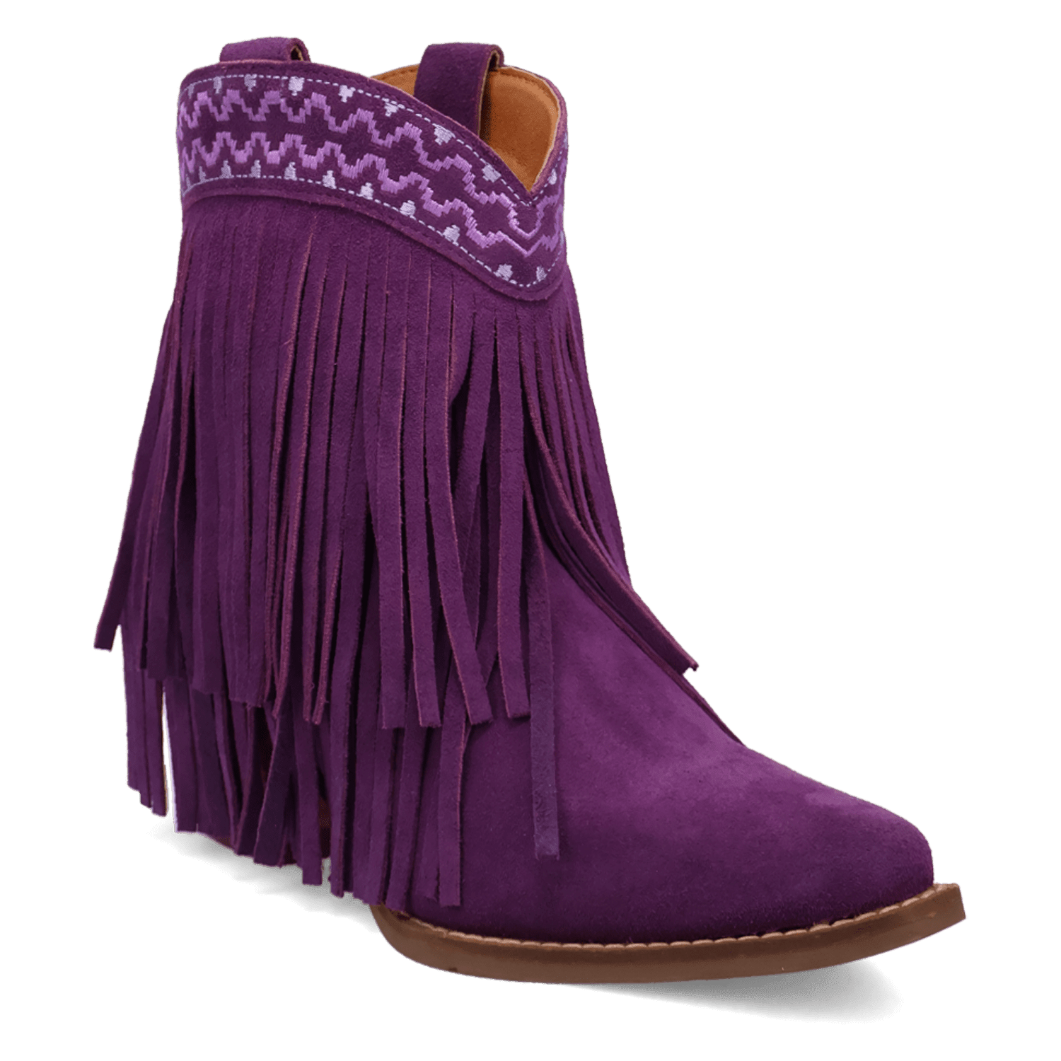 Angle 1, TAPADERO SUEDE BOOTIE