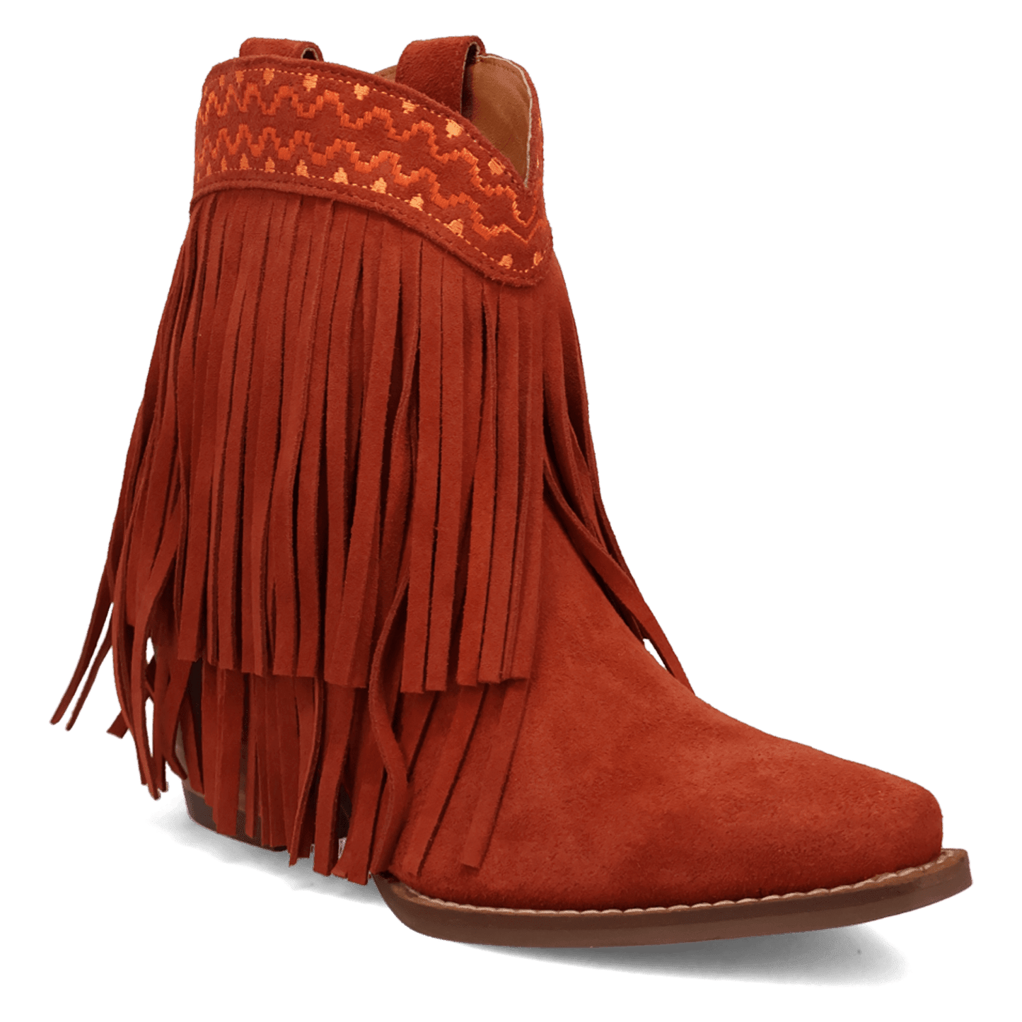 Angle 1, TAPADERO SUEDE BOOTIE