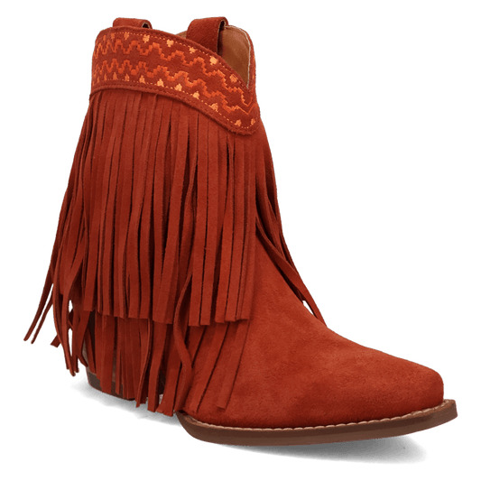 Angle 1, TAPADERO SUEDE BOOTIE