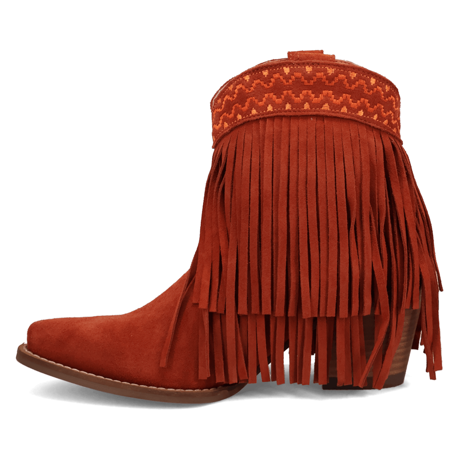 Angle 3, TAPADERO SUEDE BOOTIE