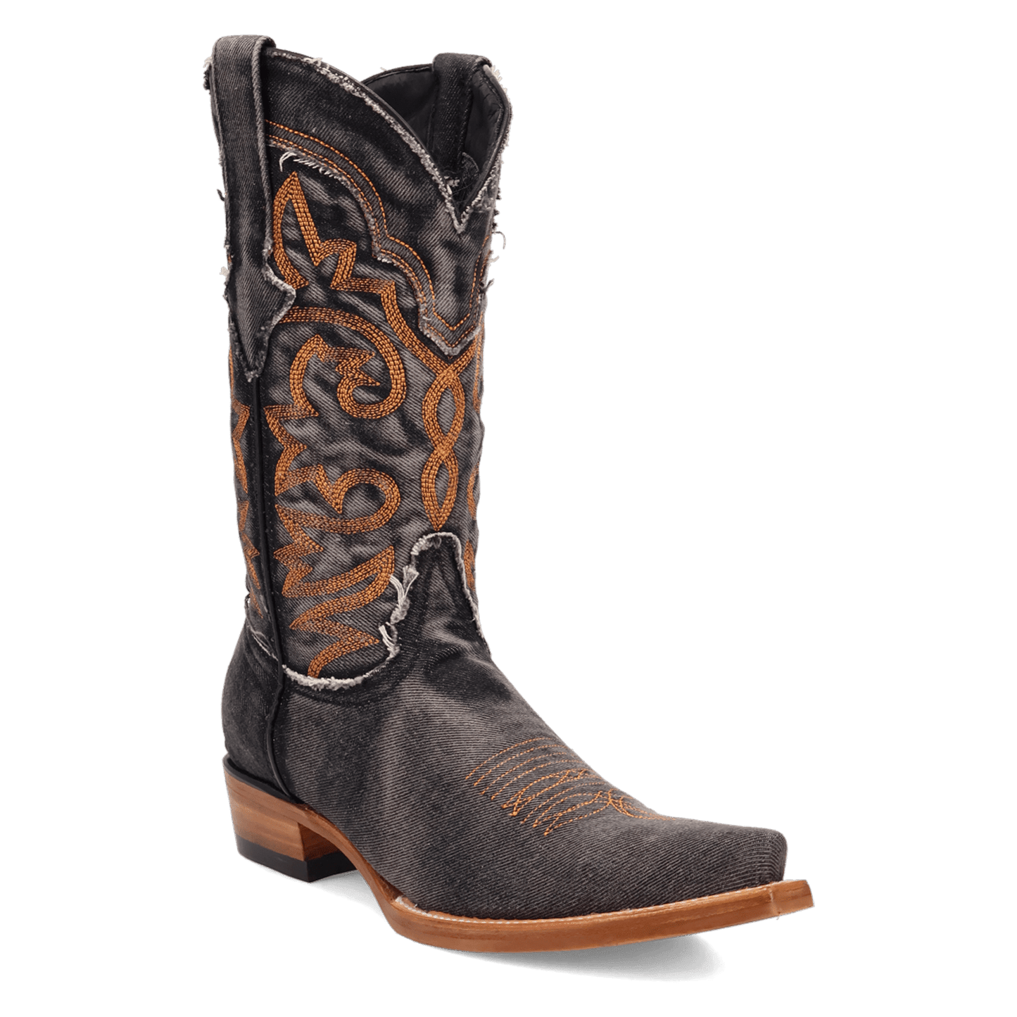 PRODUCT SHOT BIG EASY DENIM BOOT AT 45 DEGREE ANGLE