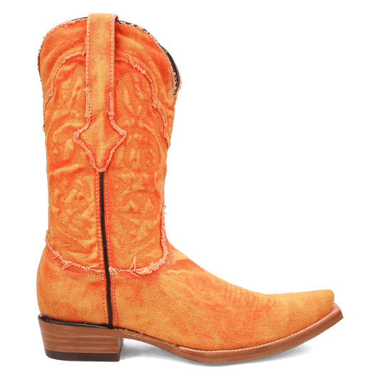 PRODUCT SHOT BIG EASY DENIM BOOT AT 90 DEGREE INSIDE ANGLE