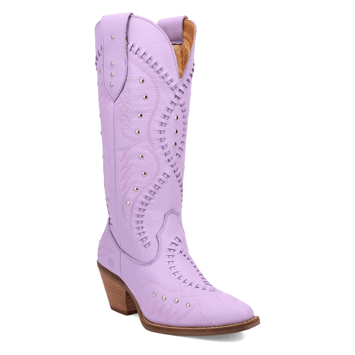 Angle 1, PRETTY 'N  PINK LEATHER BOOT