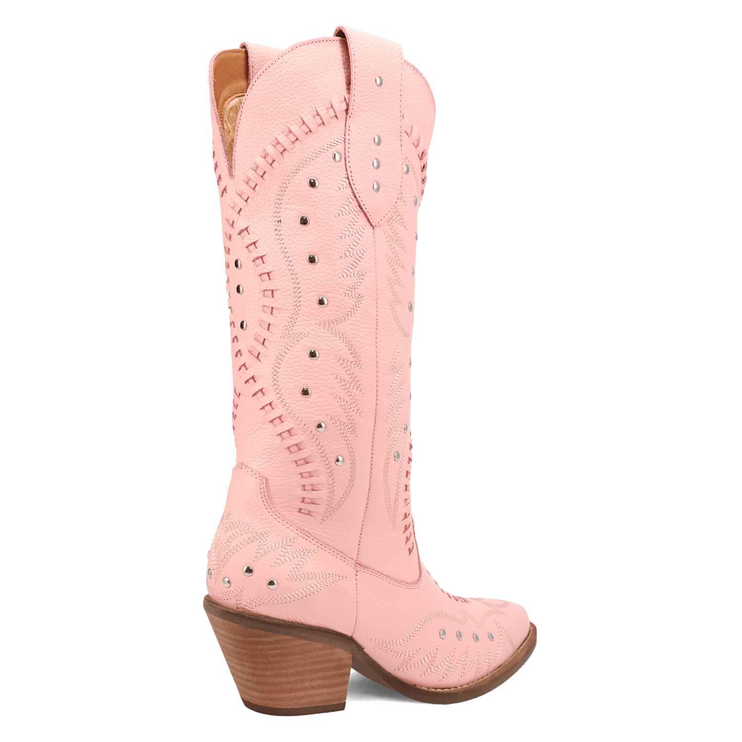 Angle 10, PRETTY 'N  PINK LEATHER BOOT