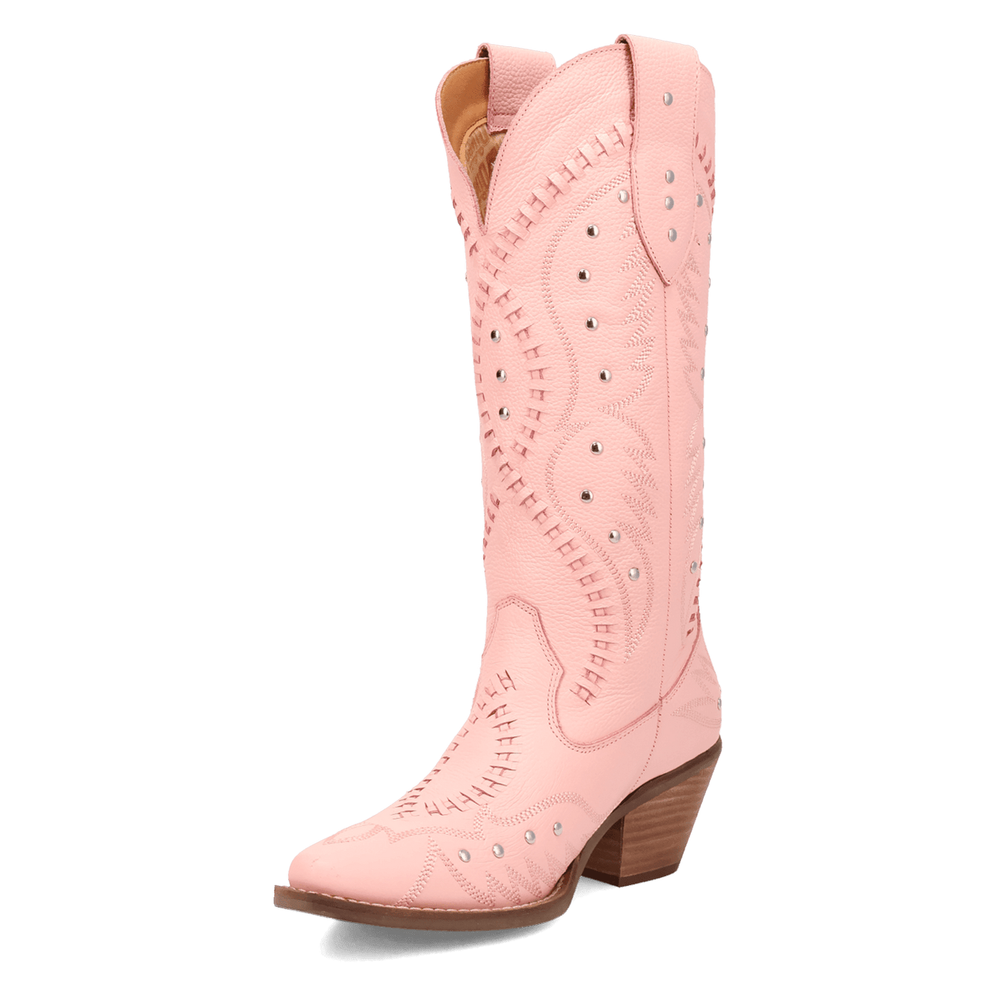 Angle 8, PRETTY 'N  PINK LEATHER BOOT