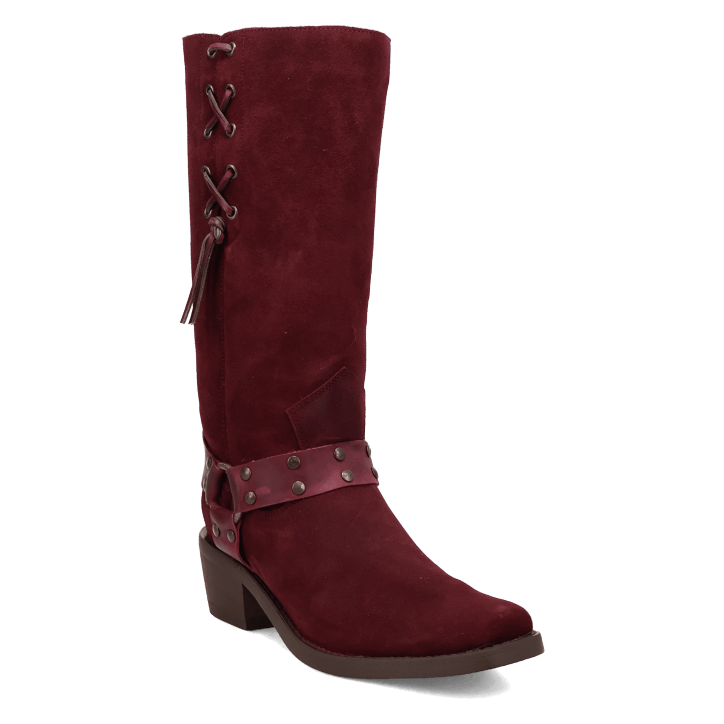 Angle 1, BRONCO SUEDE LEATHER BOOT