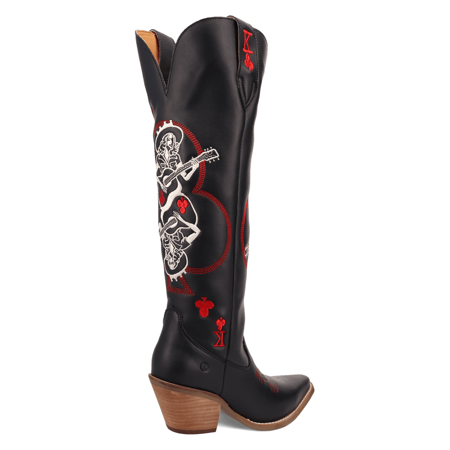 Angle 10, KING OF CLUBS LEATHER BOOT