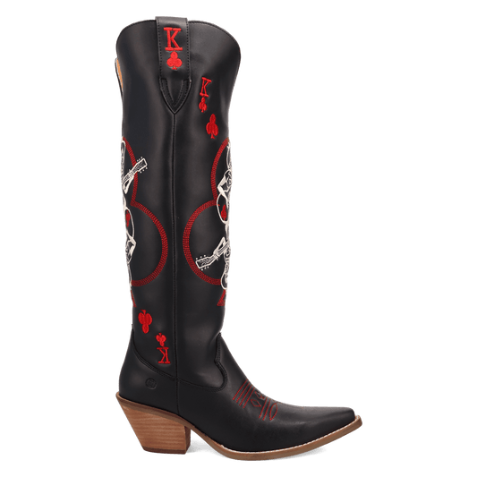 Angle 2, KING OF CLUBS LEATHER BOOT