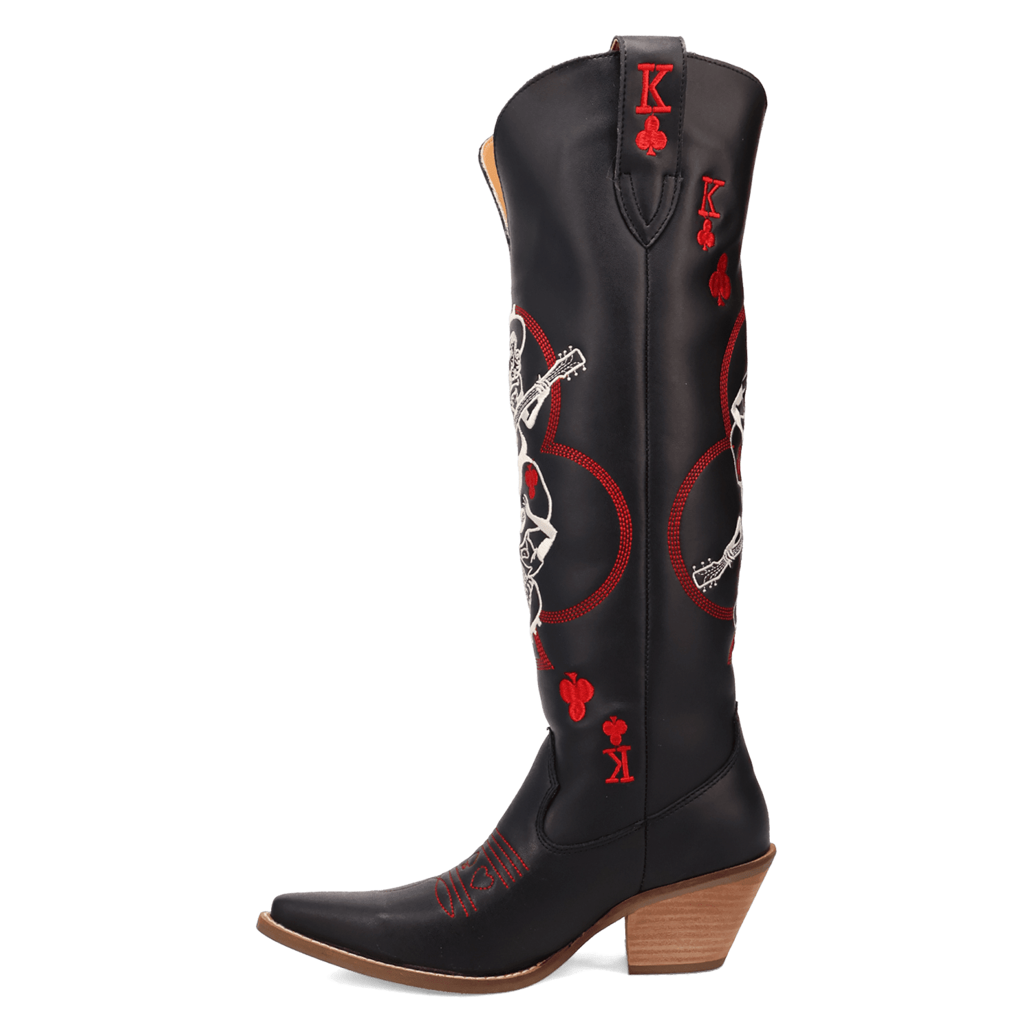 Angle 3, KING OF CLUBS LEATHER BOOT