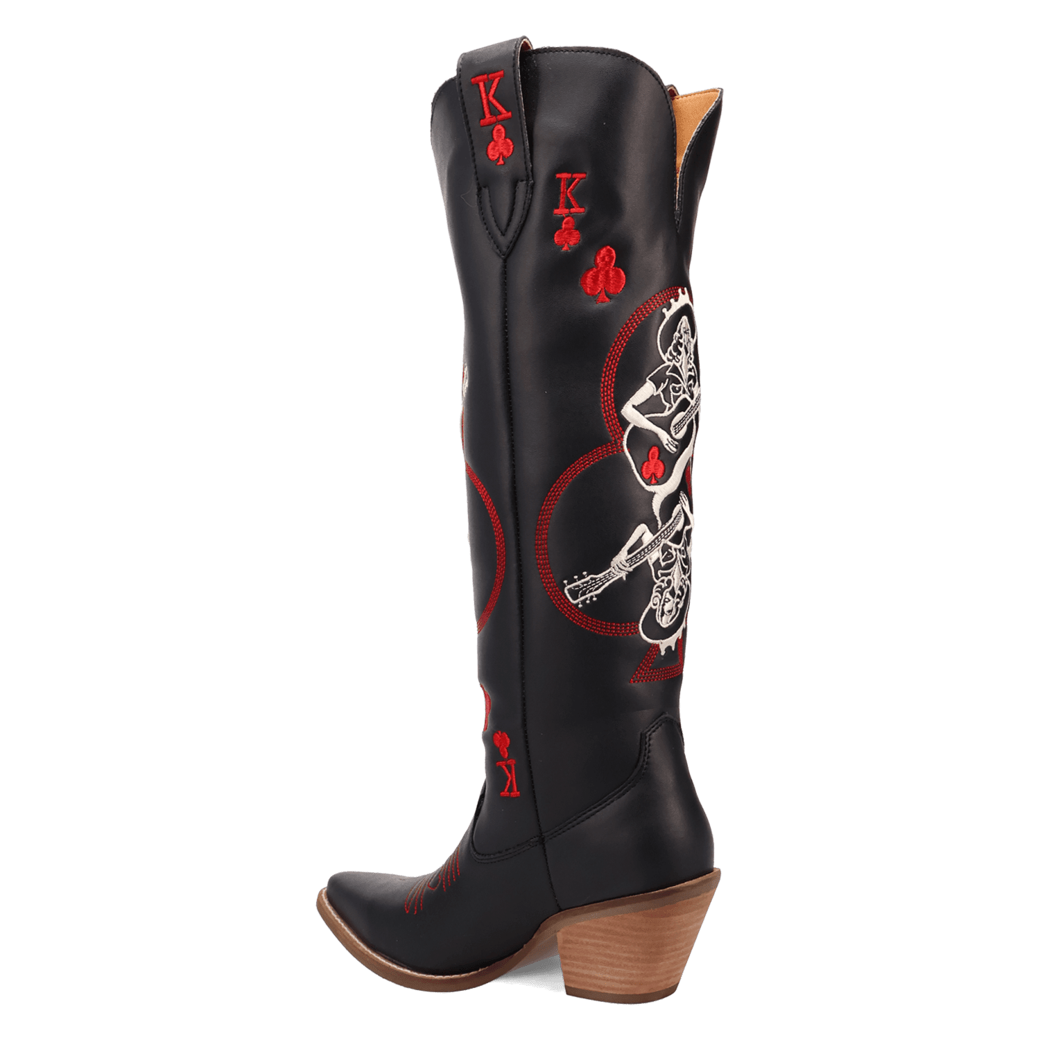 Angle 9, KING OF CLUBS LEATHER BOOT