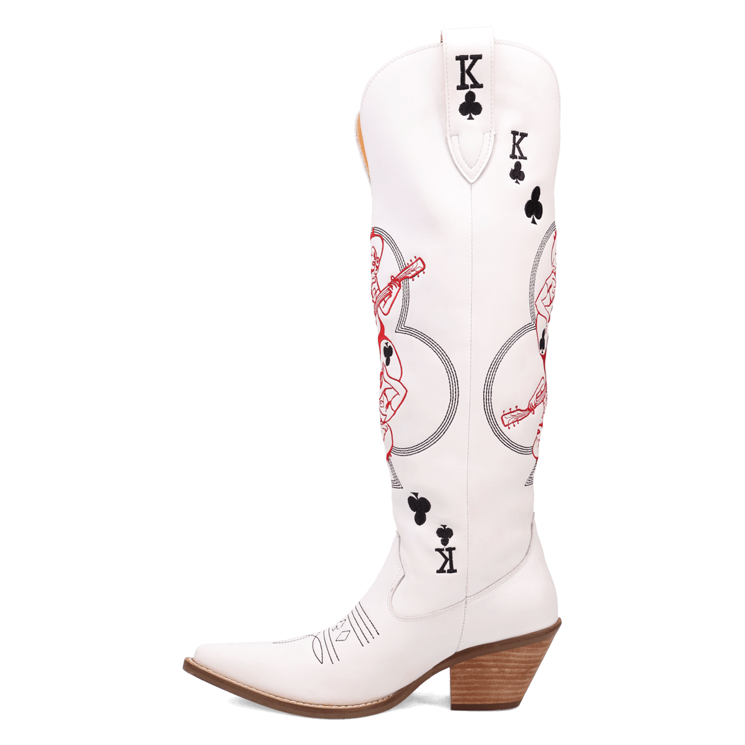 Angle 3, KING OF CLUBS LEATHER BOOT