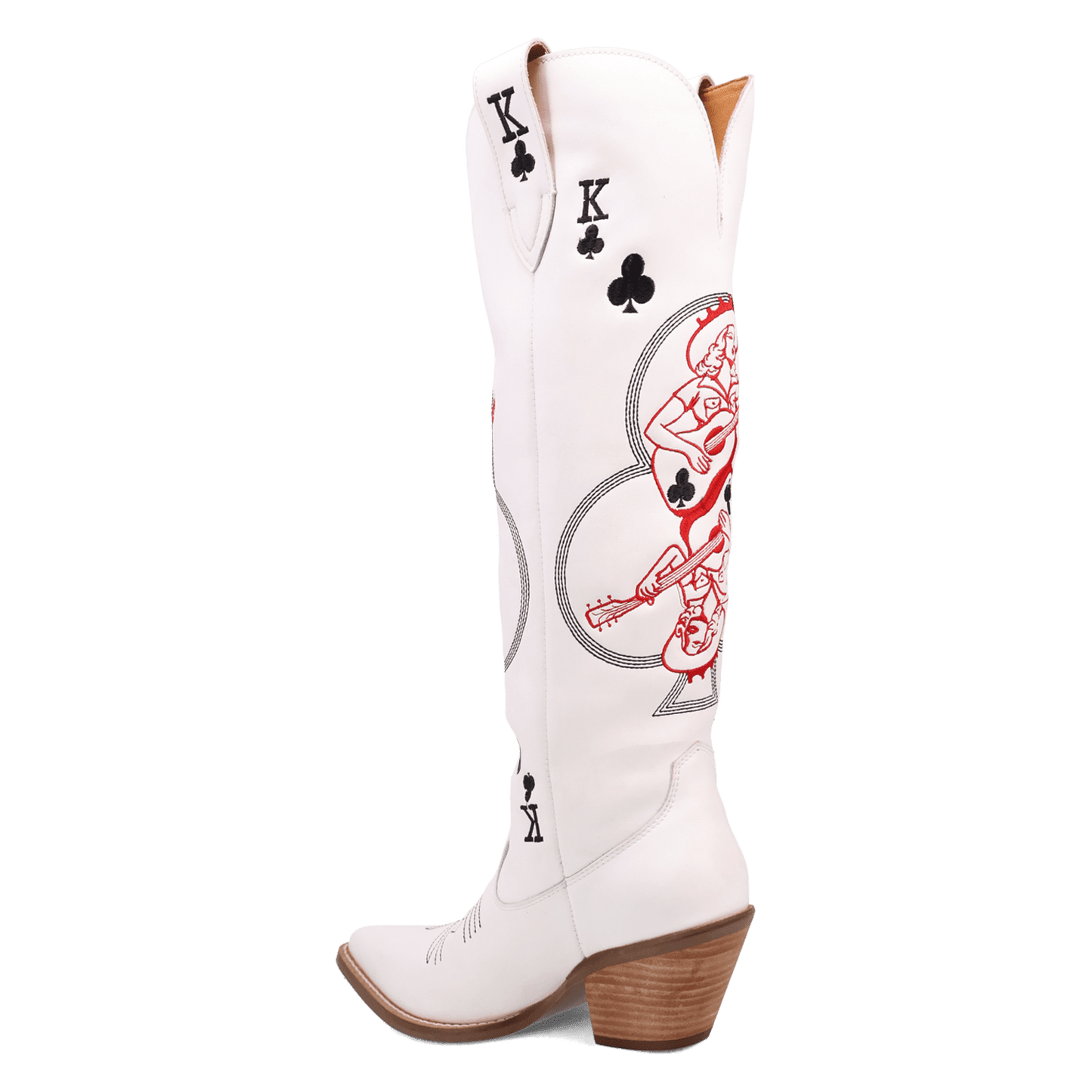 Angle 9, KING OF CLUBS LEATHER BOOT