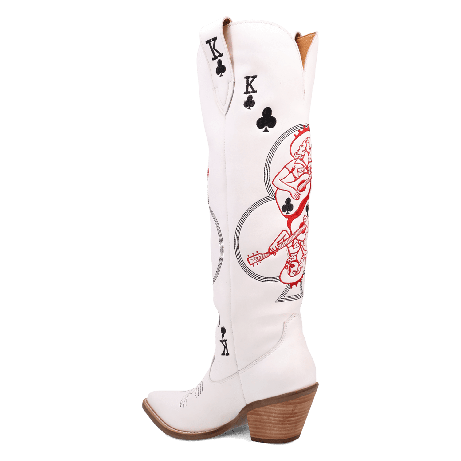 Angle 9, KING OF CLUBS LEATHER BOOT