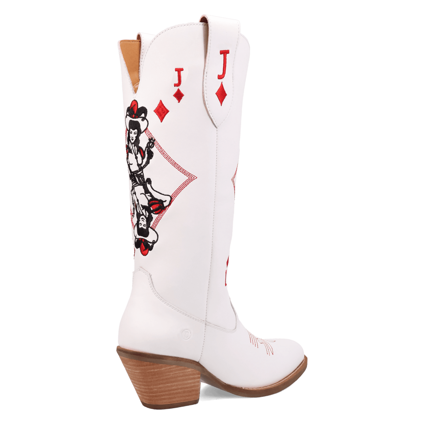 Angle 10, JACK OF DIAMONDS LEATHER BOOT