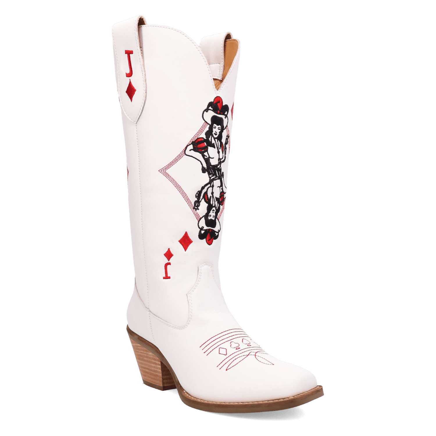 Angle 1, JACK OF DIAMONDS LEATHER BOOT