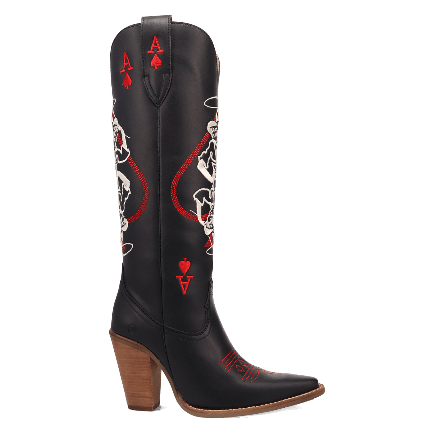 Angle 2, ACE OF SPADES LEATHER BOOT