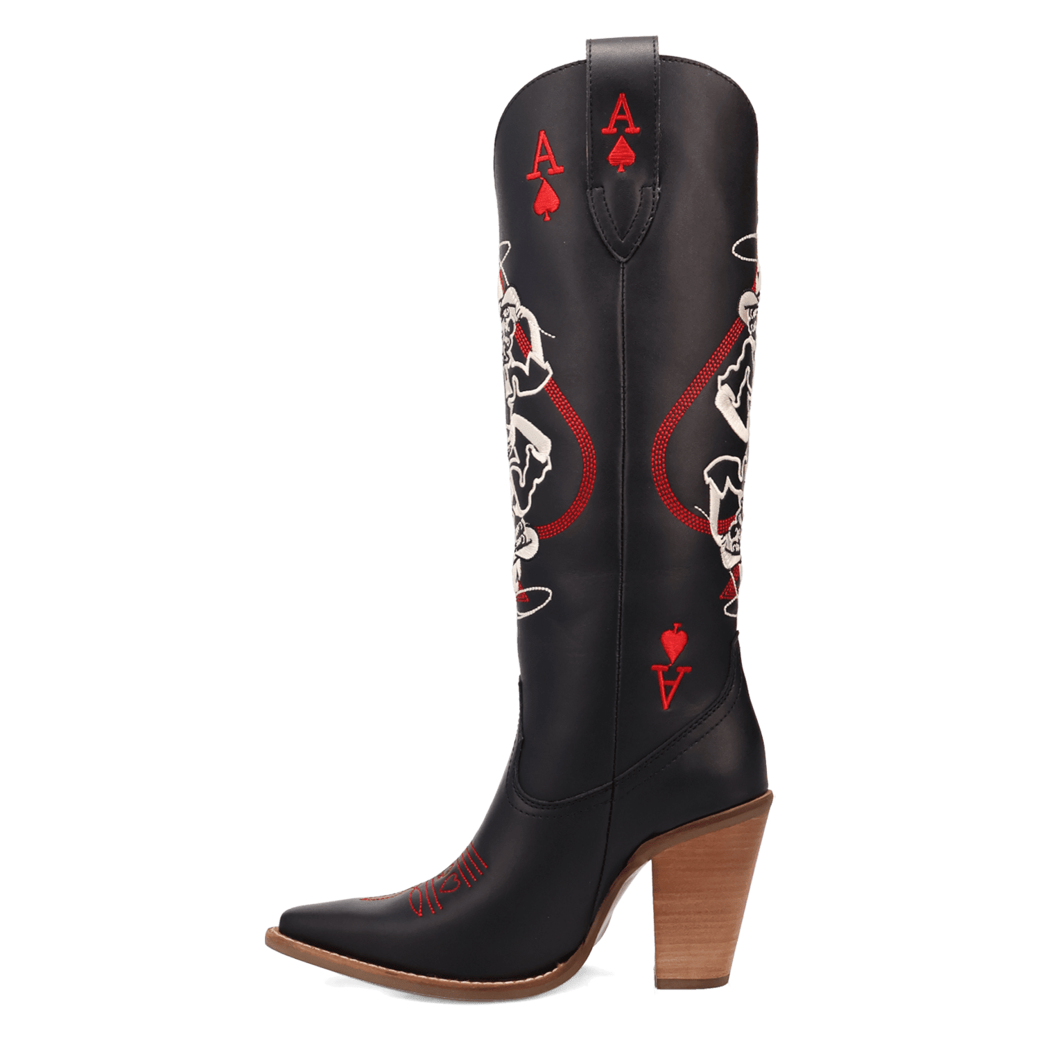 Angle 3, ACE OF SPADES LEATHER BOOT