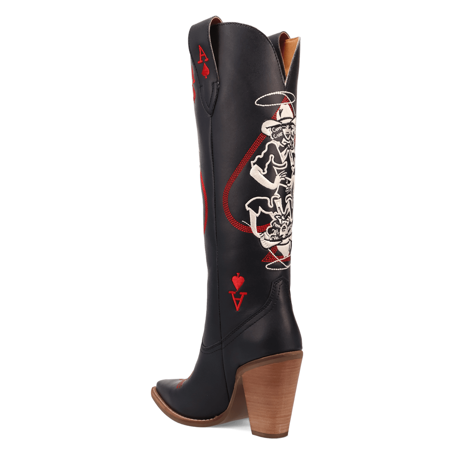 Angle 9, ACE OF SPADES LEATHER BOOT