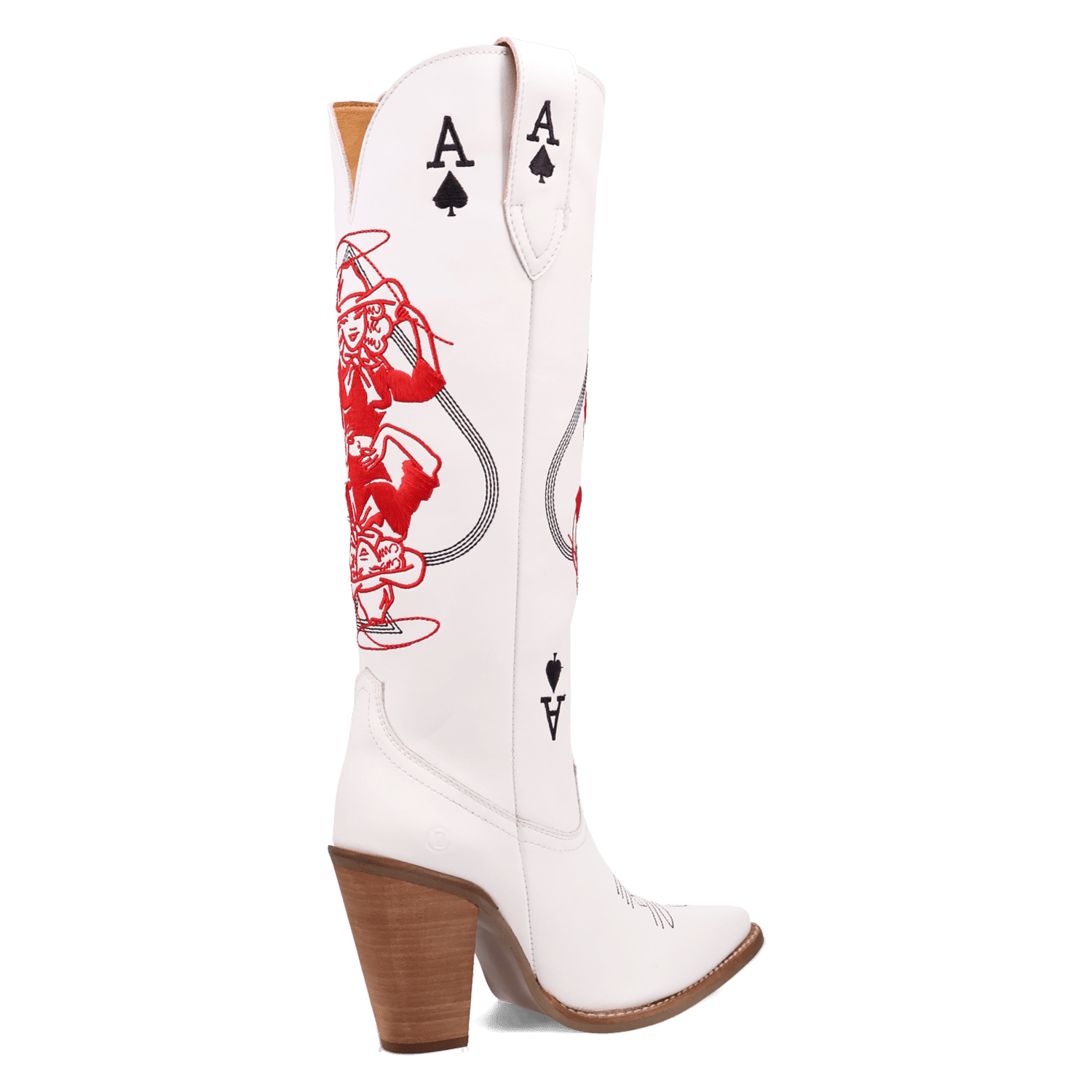 Angle 10, ACE OF SPADES LEATHER BOOT