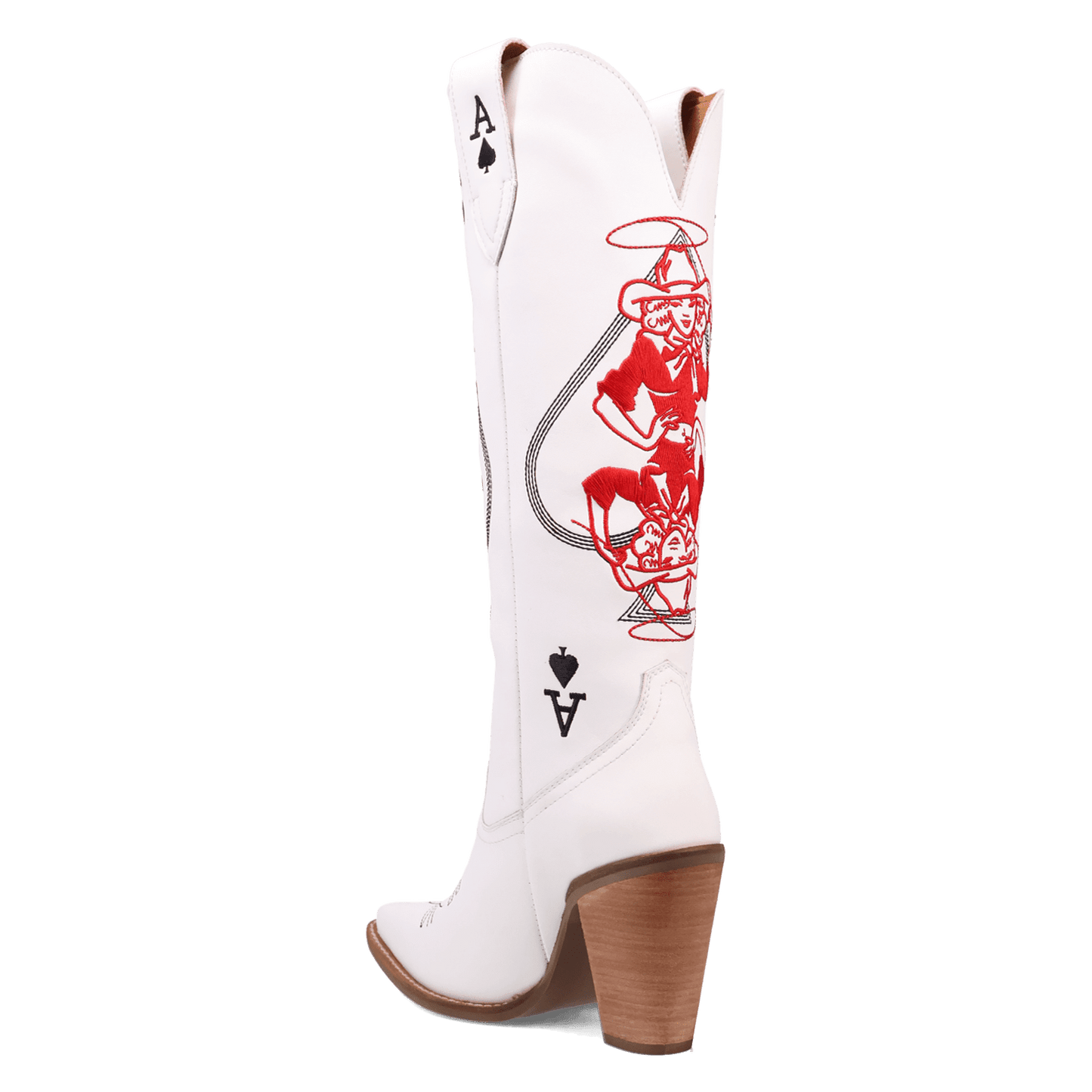 Angle 9, ACE OF SPADES LEATHER BOOT