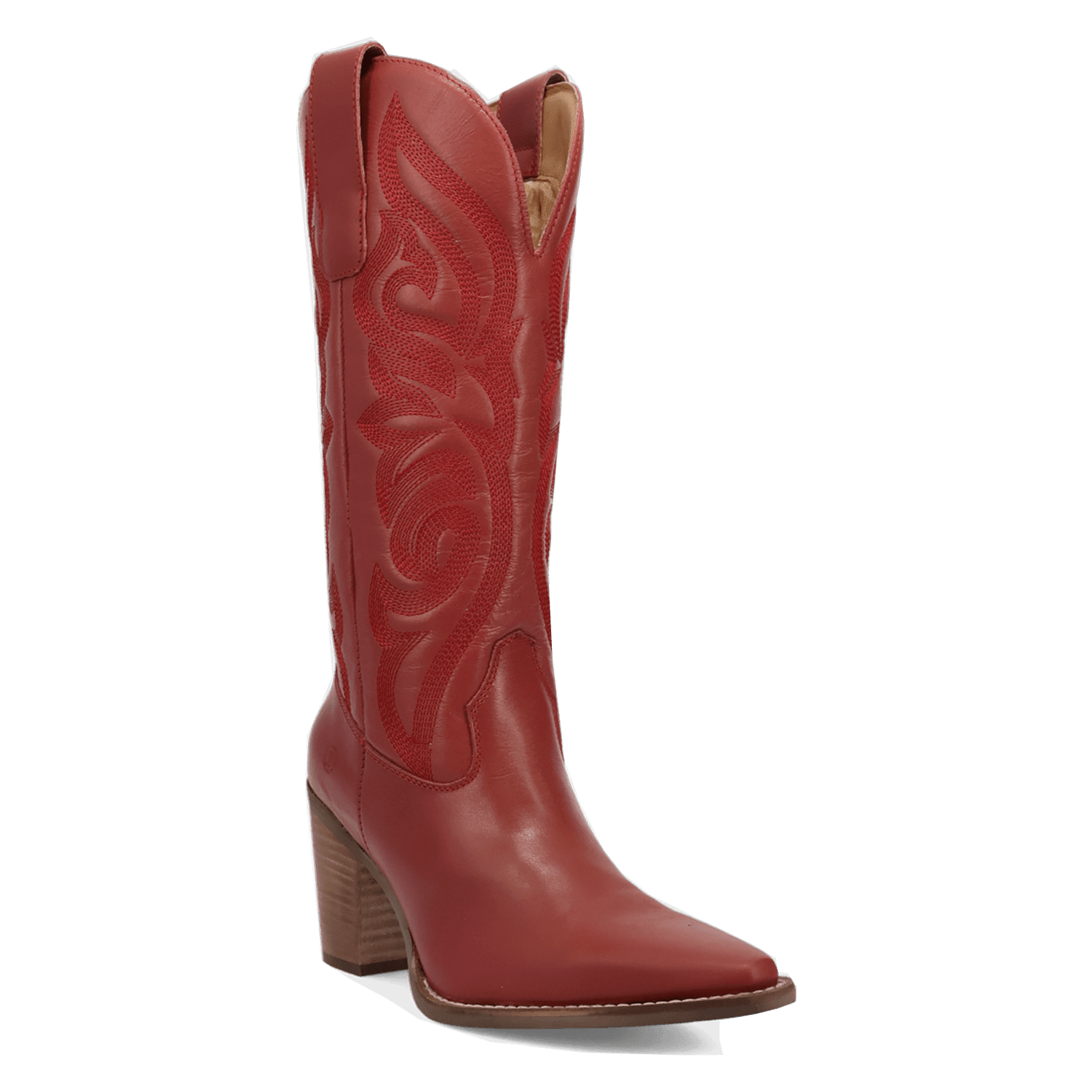 Dingo Hensley Women's Leather Boots, Size: 8, Red