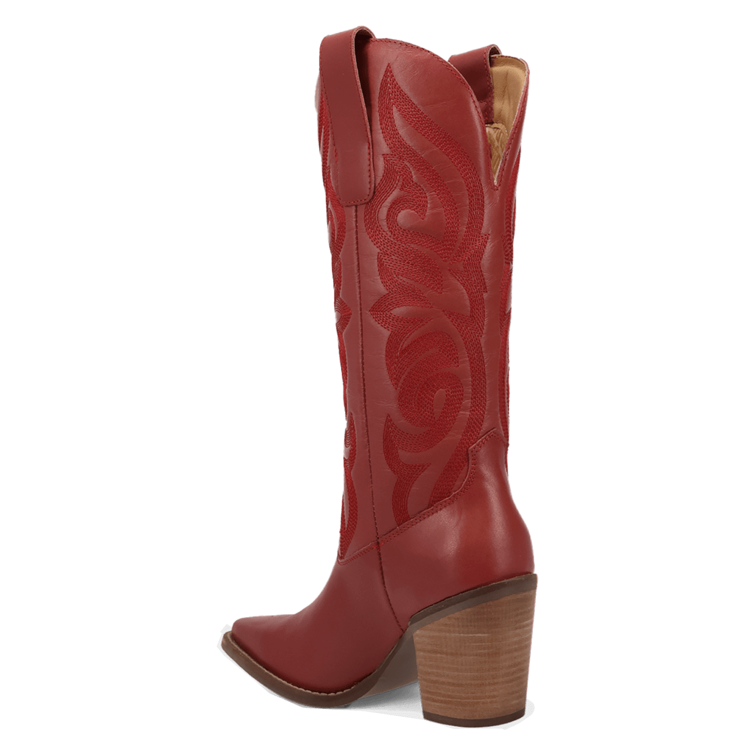 Dingo Hensley Women's Leather Boots, Size: 8, Red