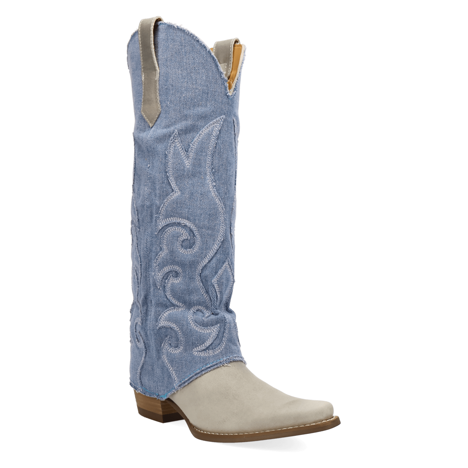 BLUE JEAN BABY LEATHER BOOT-WH - Dingo1969