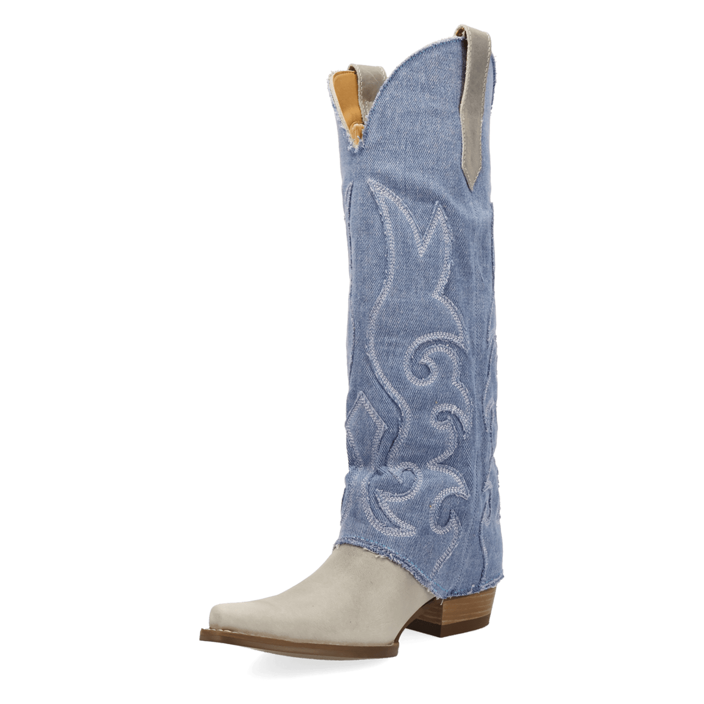 BLUE JEAN BABY LEATHER BOOT-WH - Dingo1969