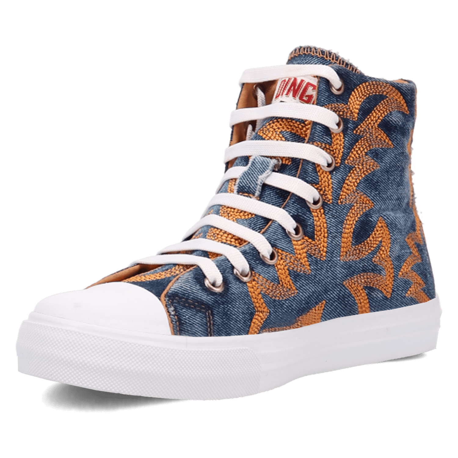 PRODUCT SHOT GAME DAY SNEAKER AT 225 DEGREE ANGLE