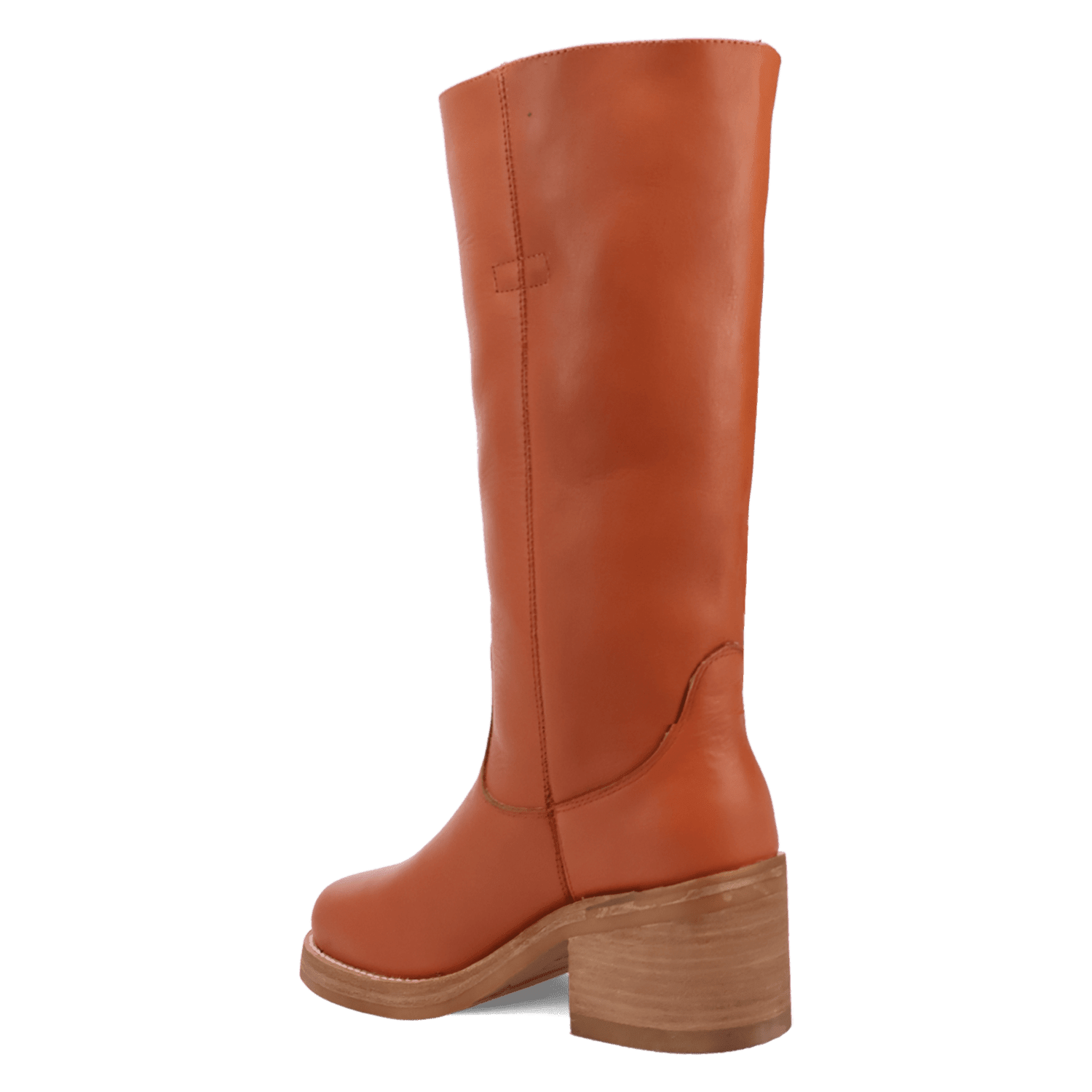 PRODUCT SHOT VAGABOND LEATHER BOOT AT 270 DEGREE ANGLE