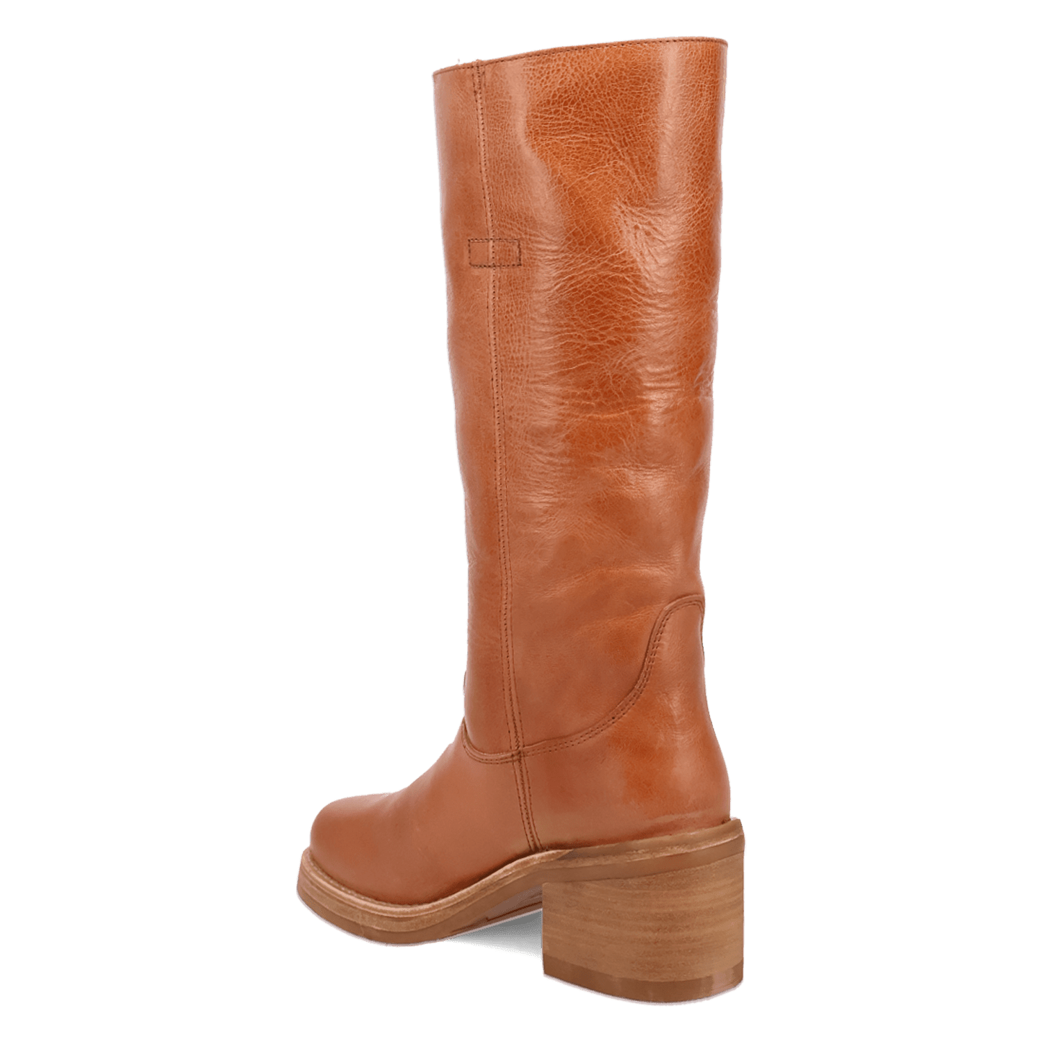 PRODUCT SHOT VAGABOND LEATHER BOOT AT 270 DEGREE ANGLE