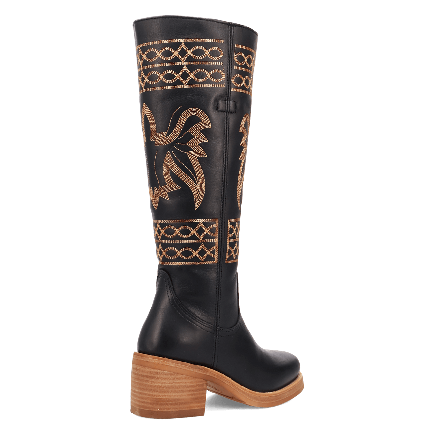 PRODUCT SHOT AVALON LEATHER BOOT AT 315 DEGREE ANGLE