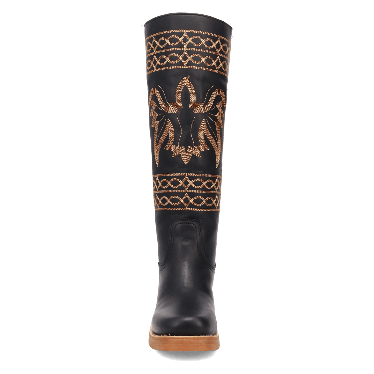 PRODUCT SHOT AVALON LEATHER BOOT AT FRONT ANGLE