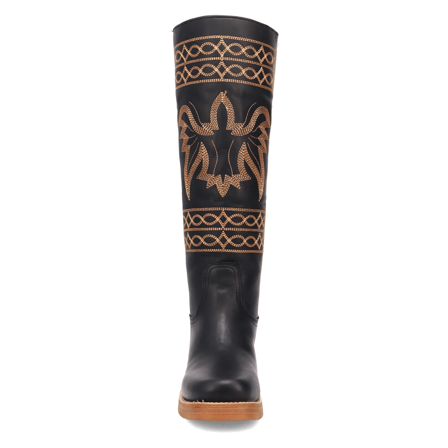 PRODUCT SHOT AVALON LEATHER BOOT AT FRONT ANGLE