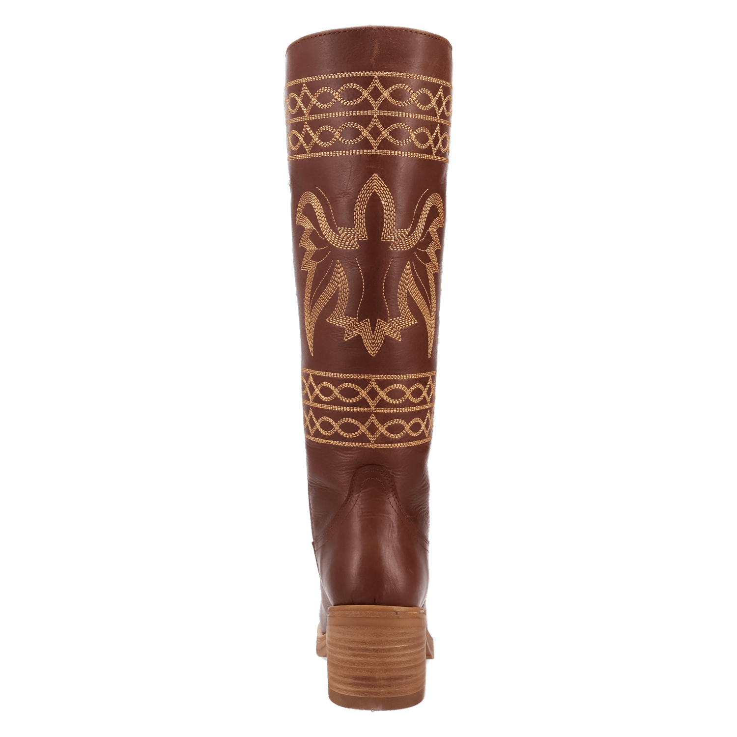 PRODUCT SHOT AVALON LEATHER BOOT AT 180 DEGREE BACK ANGLE