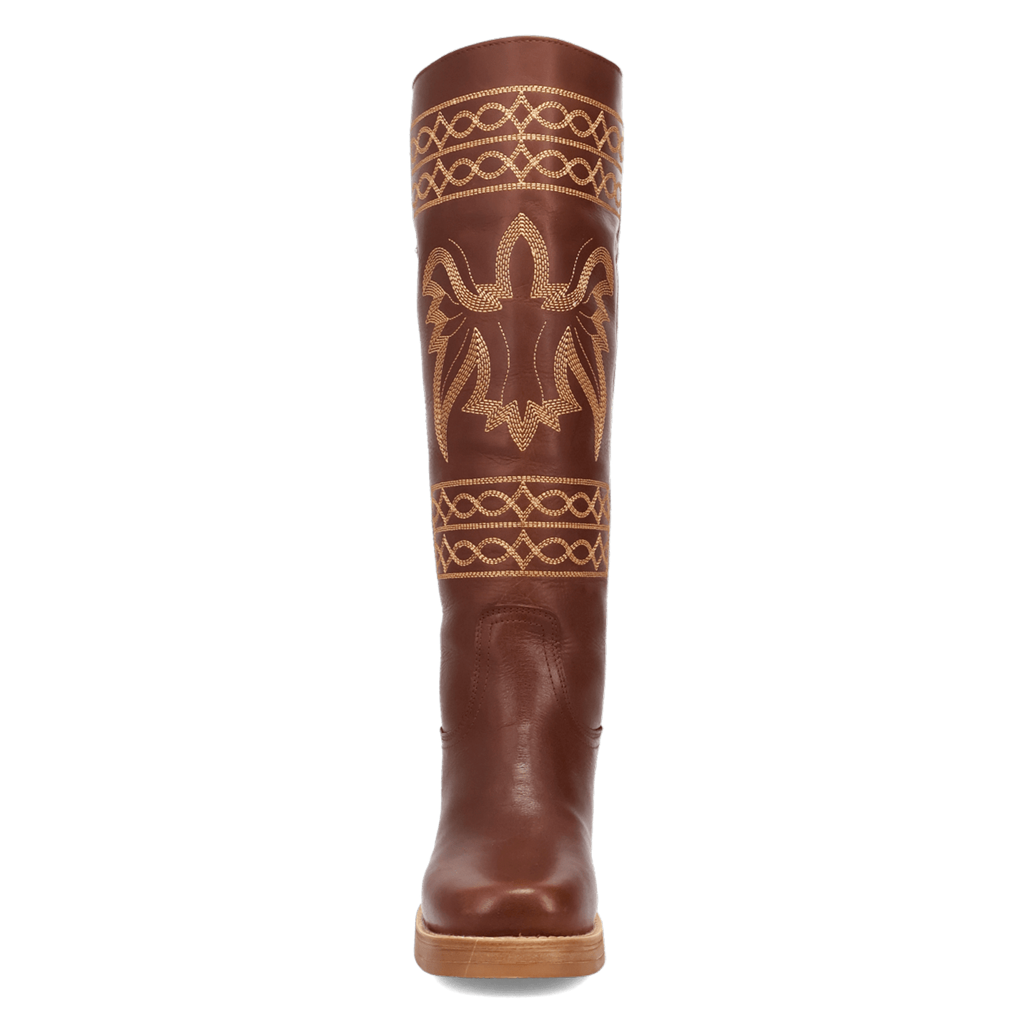 PRODUCT SHOT AVALON LEATHER BOOT AT FRONT ANGLE