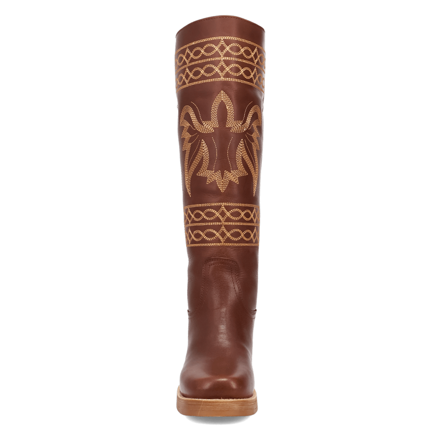 PRODUCT SHOT AVALON LEATHER BOOT AT FRONT ANGLE