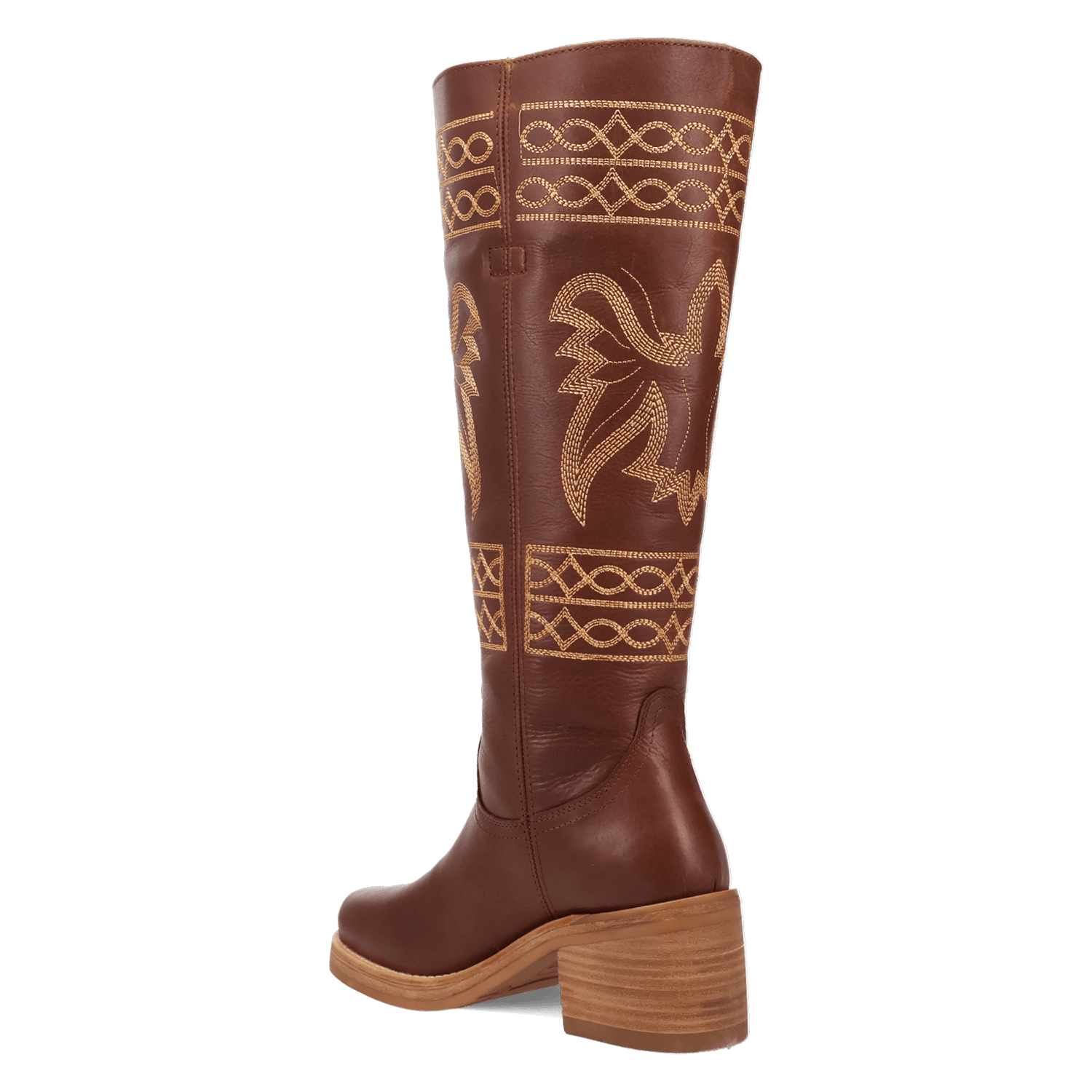 PRODUCT SHOT AVALON LEATHER BOOT AT 270 DEGREE ANGLE