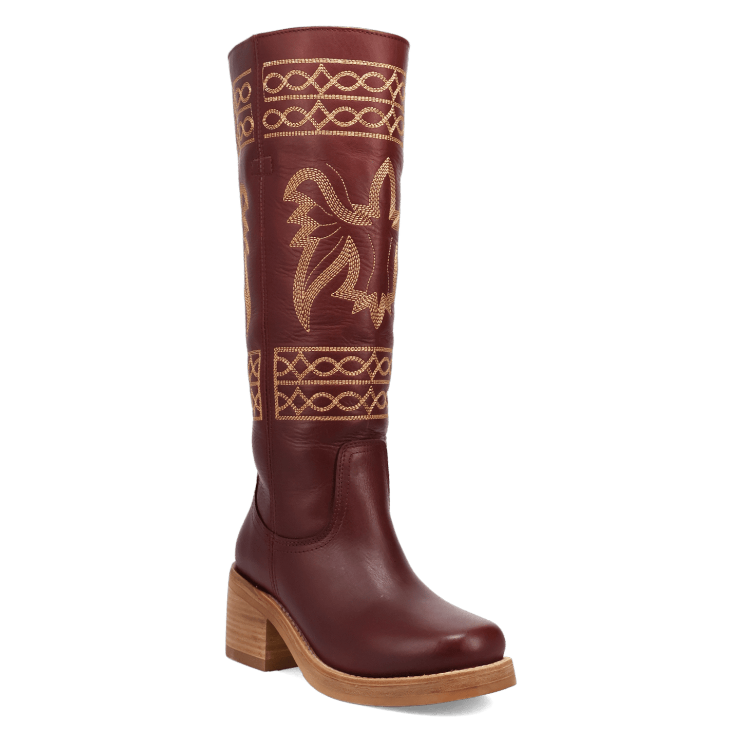 PRODUCT SHOT AVALON LEATHER BOOT AT 45 DEGREE ANGLE