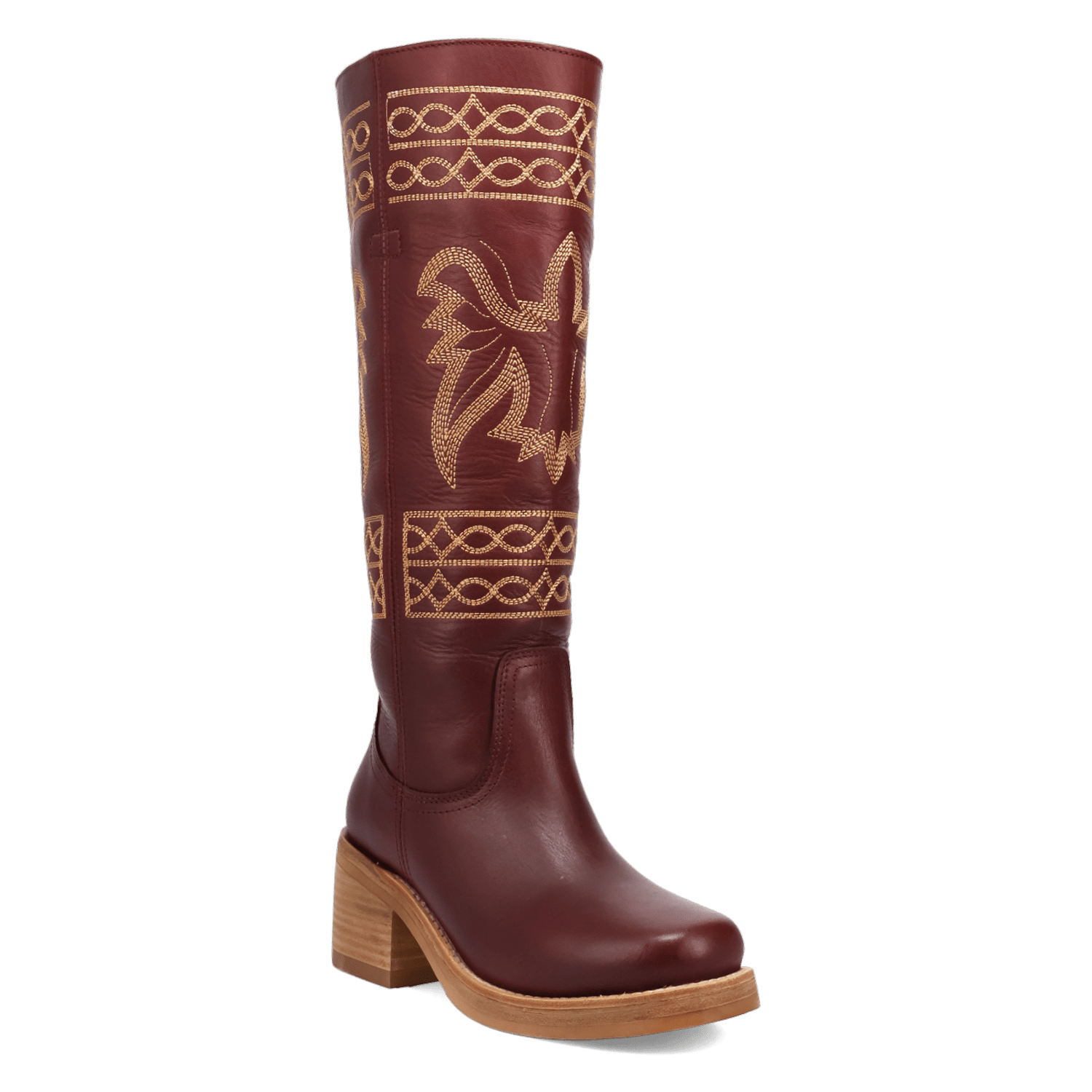 PRODUCT SHOT AVALON LEATHER BOOT AT 45 DEGREE ANGLE