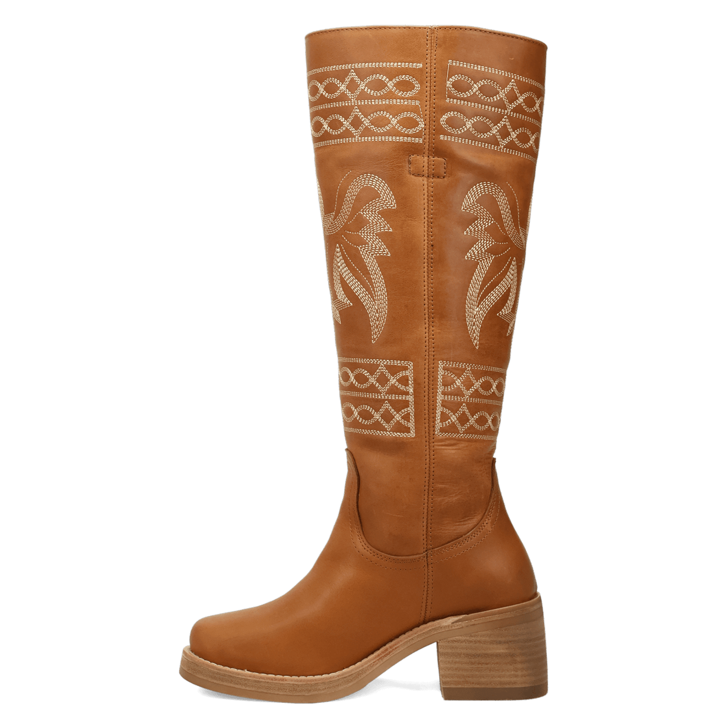 PRODUCT SHOT AVALON LEATHER BOOT AT 135 DEGREE OUTSIDE ANGLE