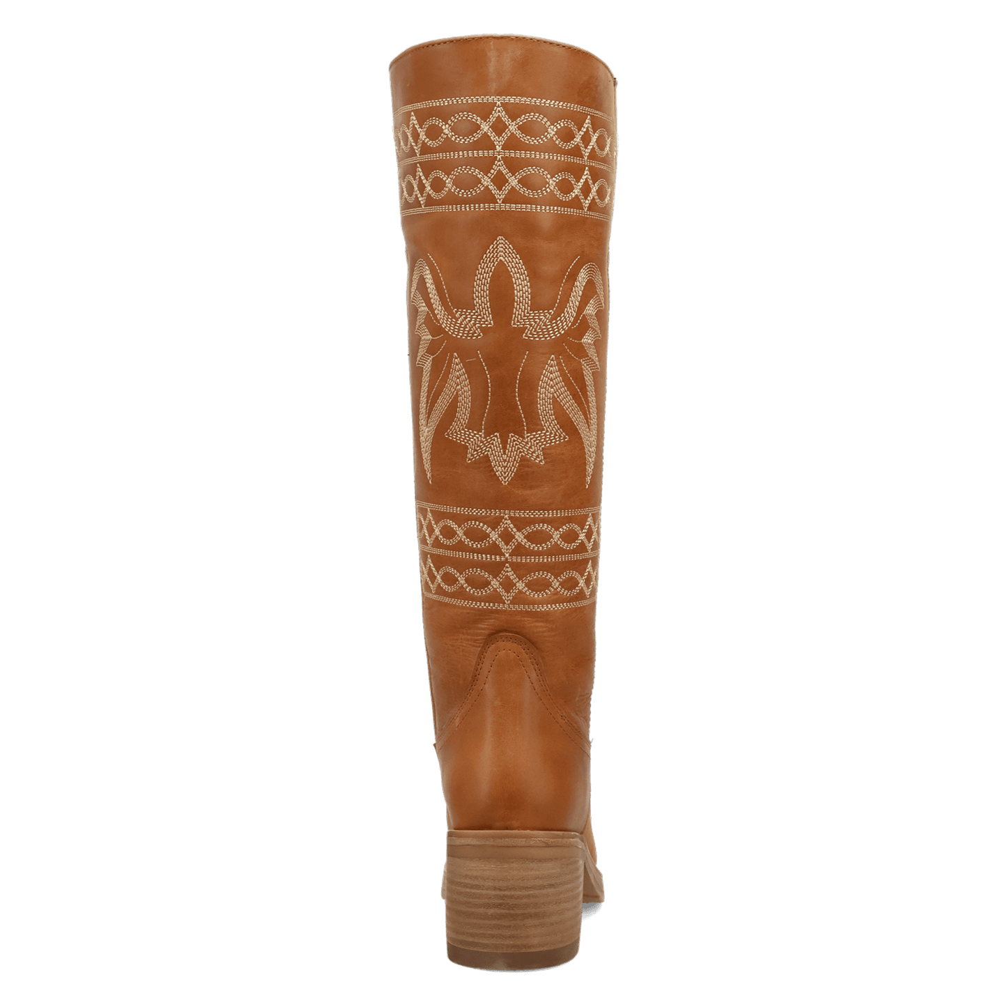 PRODUCT SHOT AVALON LEATHER BOOT AT 180 DEGREE BACK ANGLE