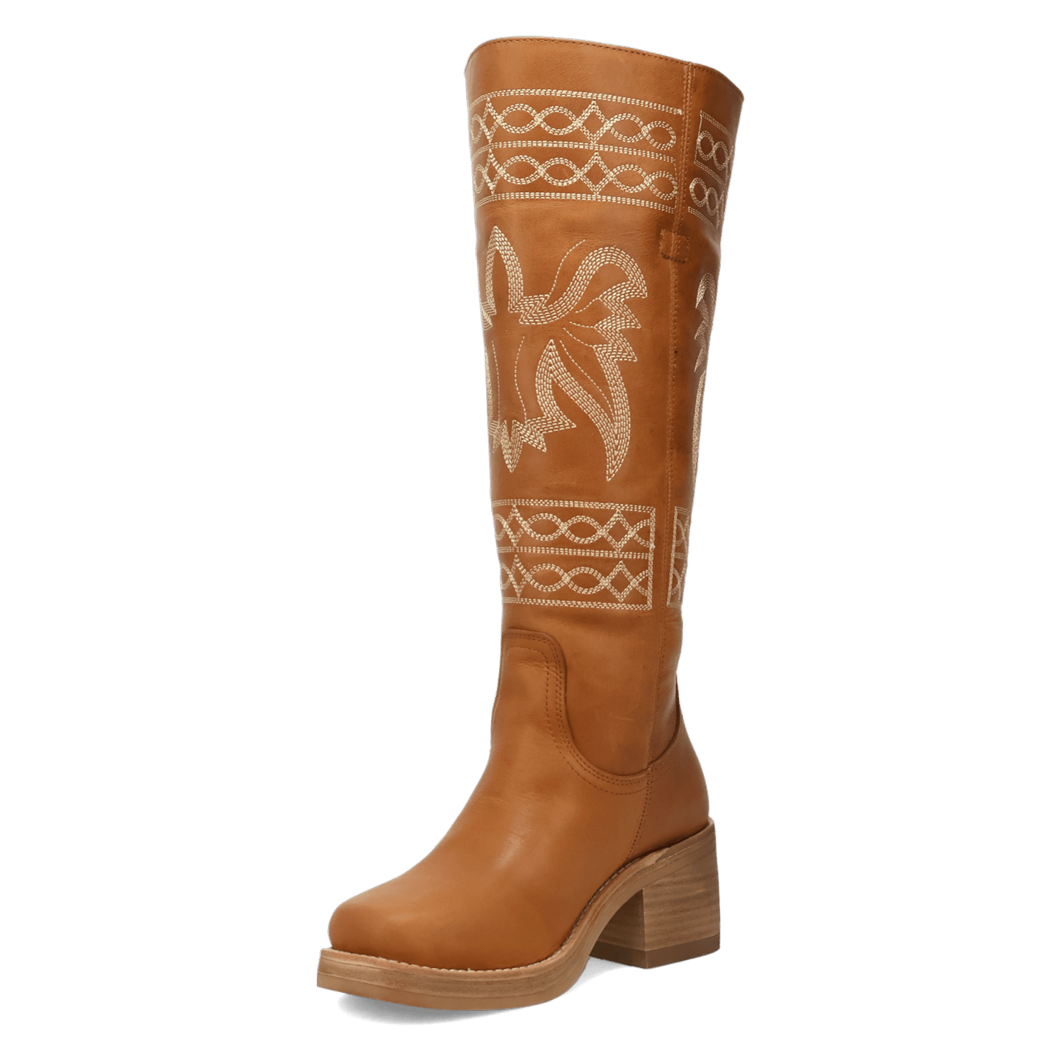 PRODUCT SHOT AVALON LEATHER BOOT AT 225 DEGREE ANGLE