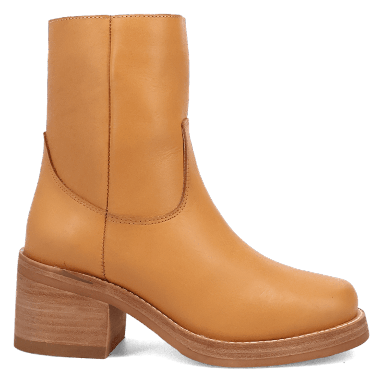 PRODUCT SHOT ROXY LEATHER BOOTIE AT 90 DEGREE INSIDE ANGLE